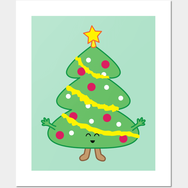 Christmas Tree | by queenie's cards Wall Art by queenie's cards